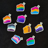 Pride Gelatinous Cube Stickers